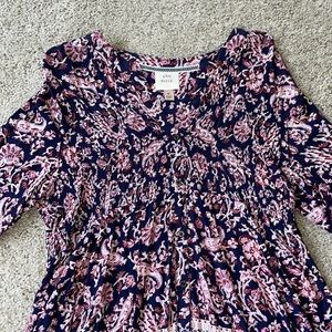 Knox Rose Women's peasant style tunic top - size M
